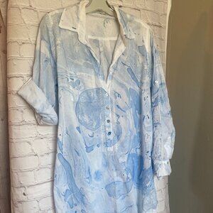 NWT Subtle Luxury Boyfriend Shirt